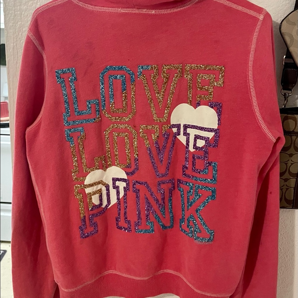 Victorias Secret Pink hoodie Sz Large